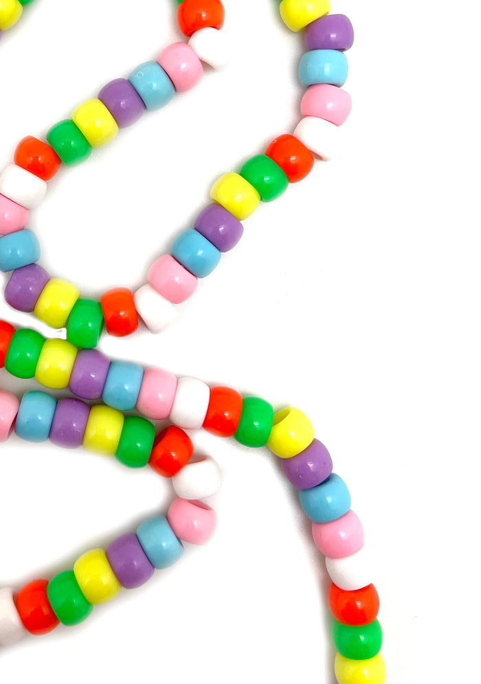 LASR Taste the Rainbow Rave Kandi Necklace — product view