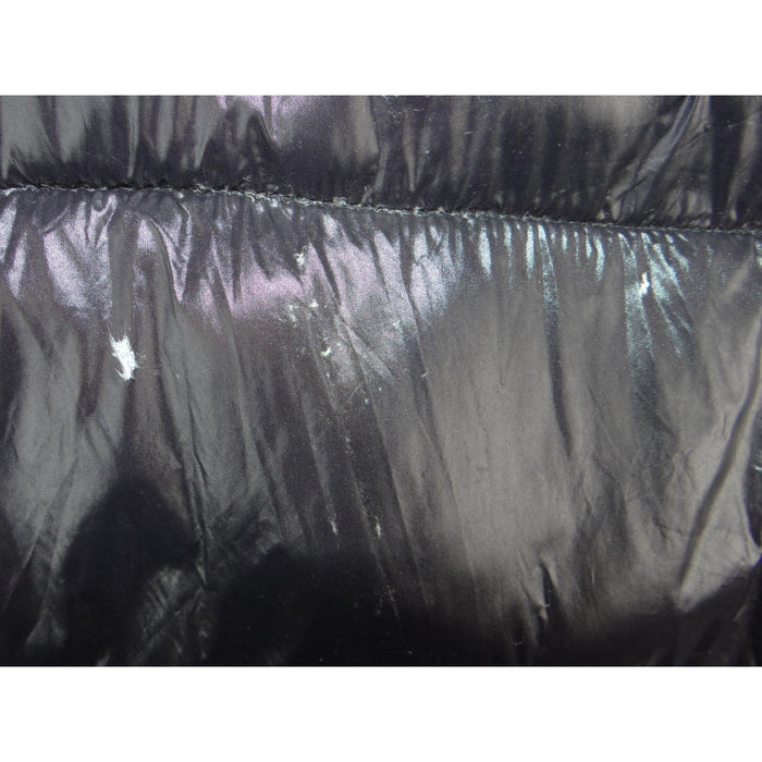 Time and Tru Womens Black Quilted Puffer Jacket Full Zip Stand Collar XL 16 186