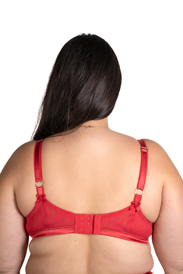 LILUNDERWEAR Aurora Balconnet Rouge - balconnet profil
