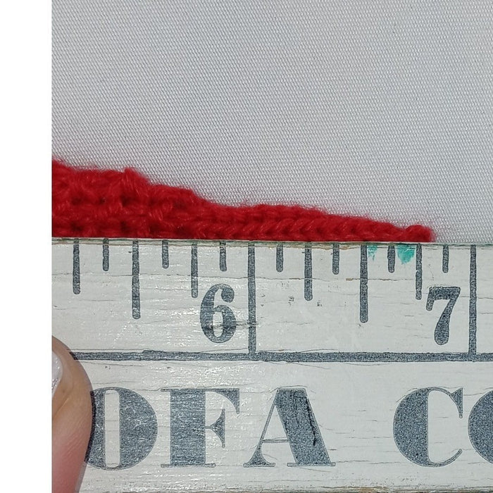 Vintage Barry & Me Red Knit Cropped Short Sleeve Sweater Women USA Made7