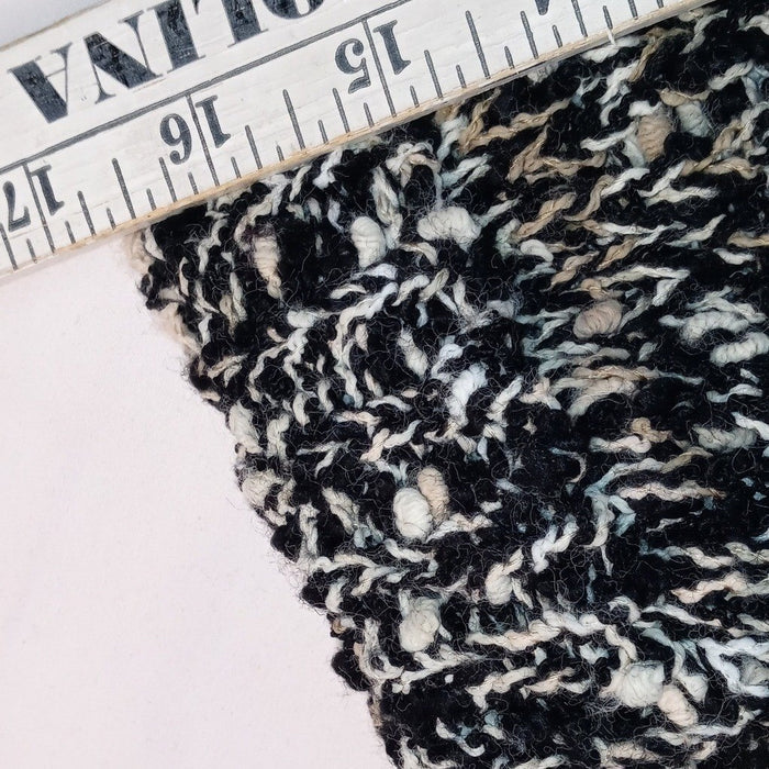Vintage Razz m' Tazz Black White Textured Knit Sweater Women's Large Acrylic6