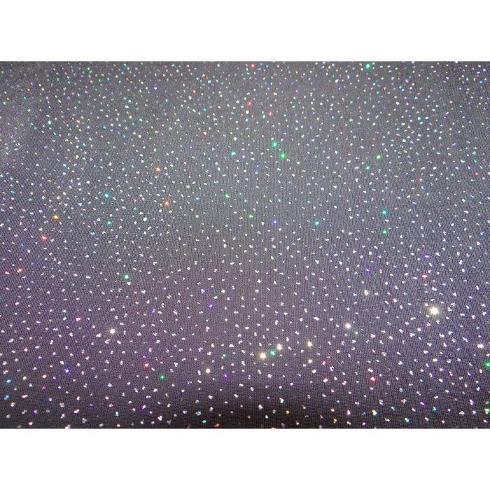 VTG Delta Burke Collection Womens 1X Black Holographic Glitter Maxi Dress7