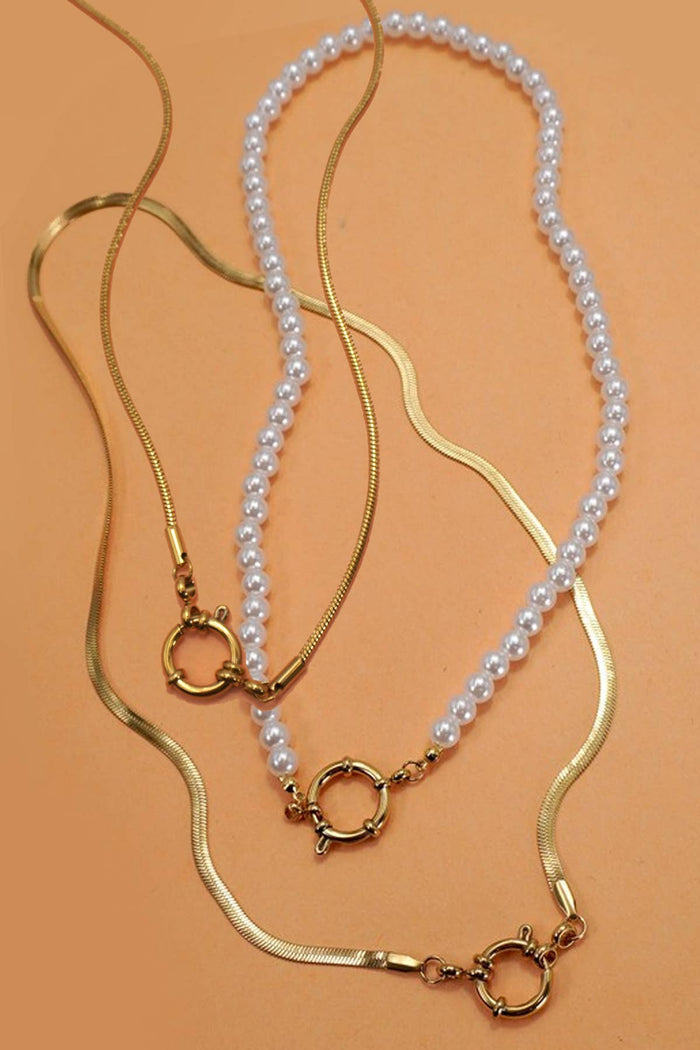 18K STAINLESS STEEL TARNISH FREE CHAIN NECKLACES