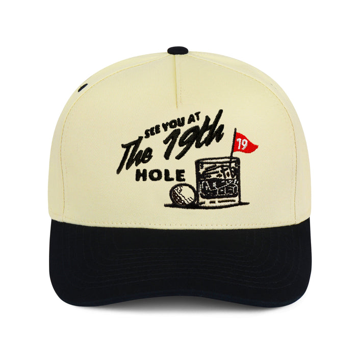 19th Hole | Cream & Black