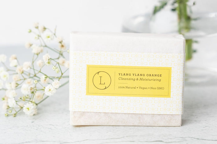 2 x Natural Handmade Soap Bars - Orange Ylang Ylang soap bar | Lizush