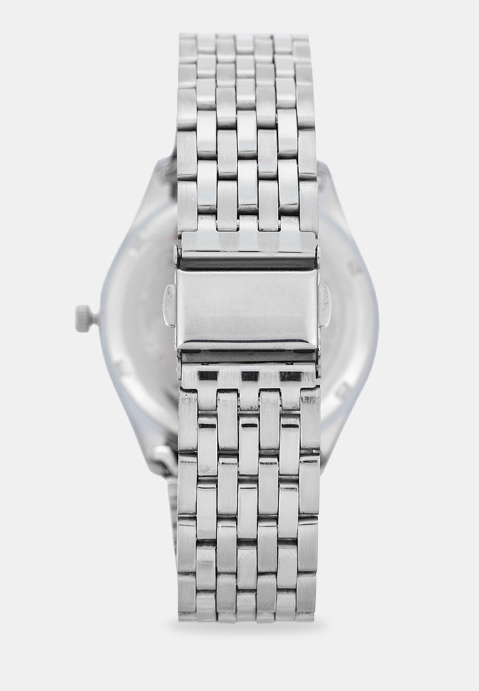 Valentino 20122586-BLACK DIAL Analog Stainless Band Watch for Men-Watch Portal Philippines