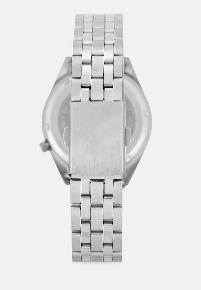 Valentino 20122591-BLACK DIAL Analog Stainless Band Watch for Men-Watch Portal Philippines