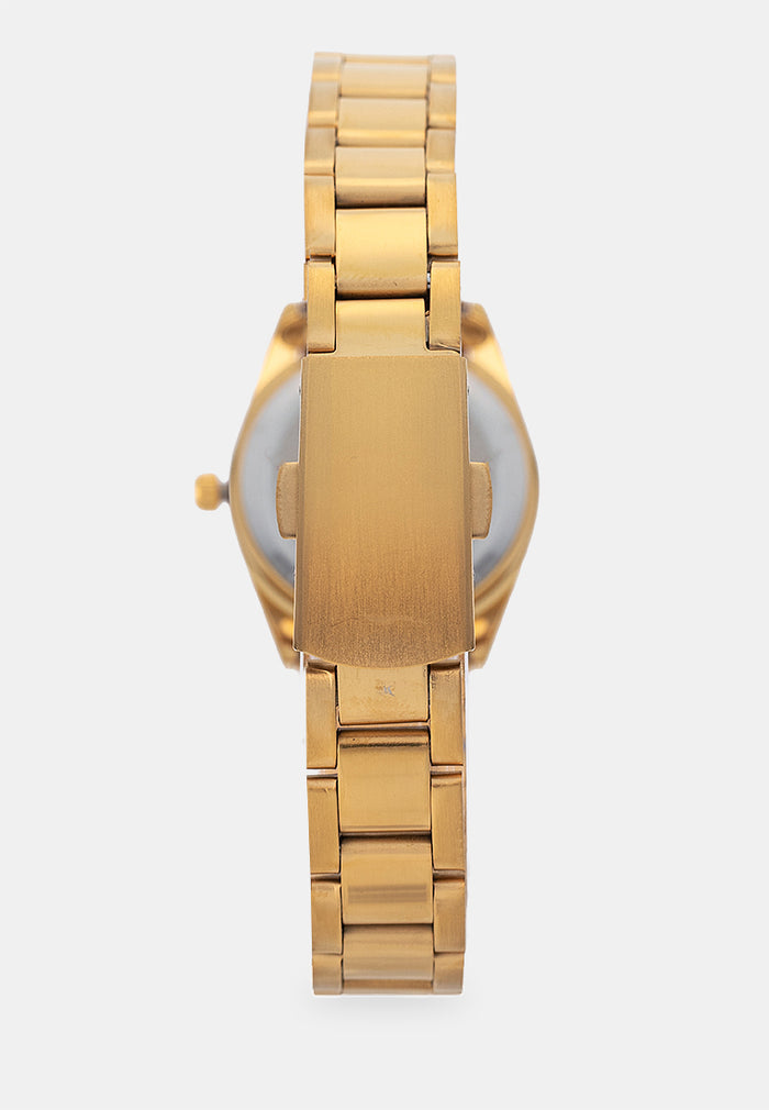 Valentino 20122592-GOLD-GOLD DIAL Analog Stainless Band Watch for Women-Watch Portal Philippines