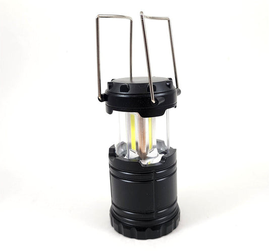 24 LED Lantern Lamp Light Collapsible Black For Tent Camping Outdoor Hiking