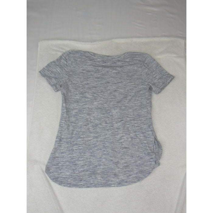 47 Brand Tampa Bay Lightning NHL Shirt Womens Small Gray Blue Space Dye Tee 39911
