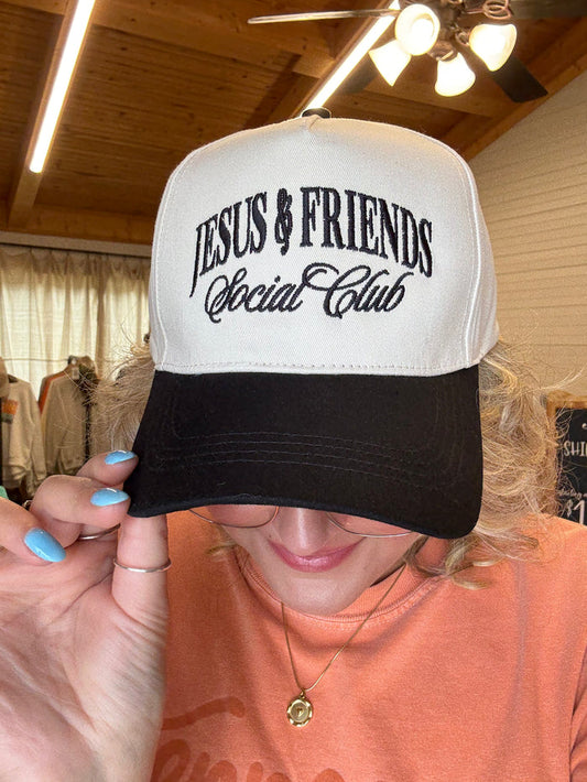 Jesus & Friends Social Club {Embroidered Hat}