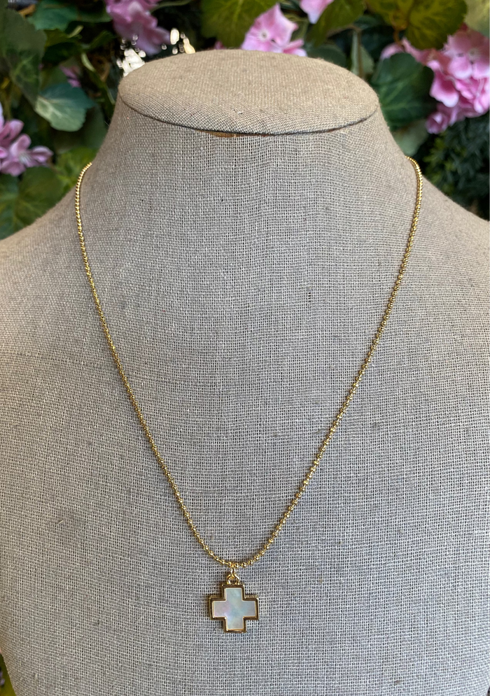 Epoxy Pendant Necklace with Rhinestone Options {Cross & Heart}