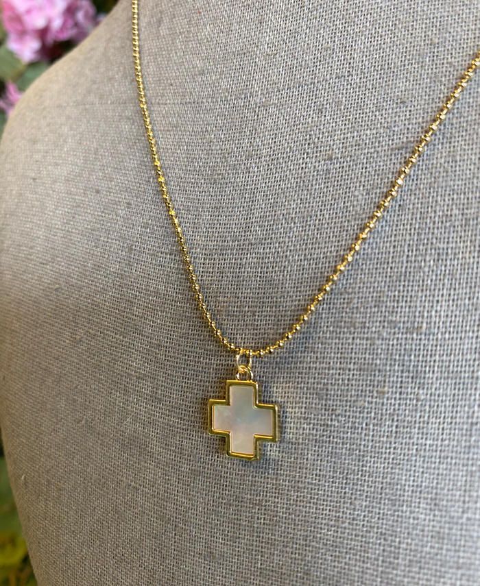 Epoxy Pendant Necklace with Rhinestone Options {Cross & Heart}
