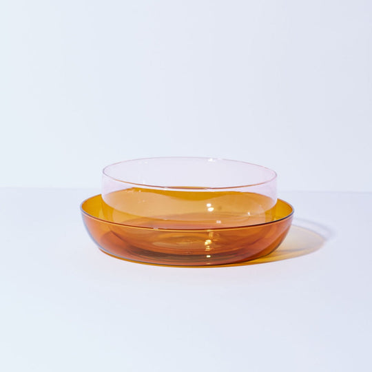ABRACADABRA AMBER SET OF 2 PLATES
