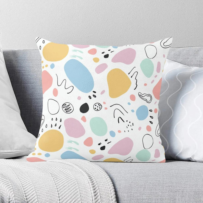 Abstract Pastel Pillow