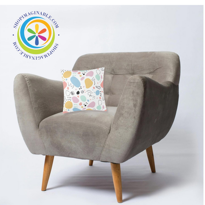 Abstract Pastel Pillow