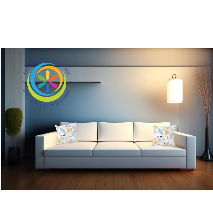 Abstract Pastel Pillow