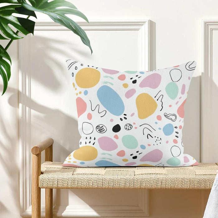 Abstract Pastel Pillow