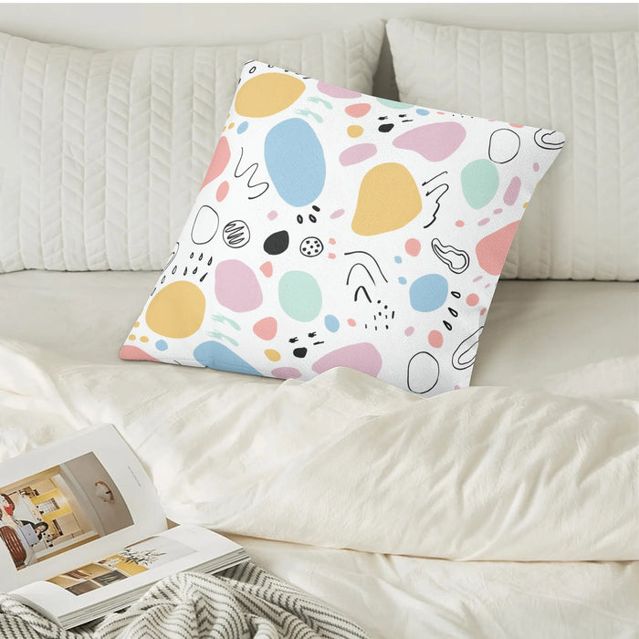 Abstract Pastels Pillow Cover