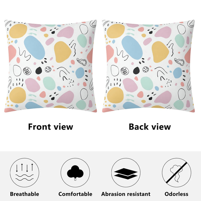 Abstract Pastels Pillow Cover
