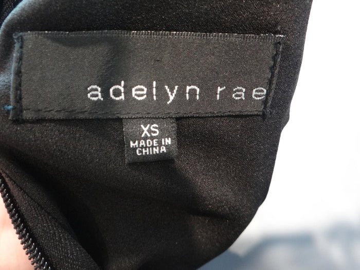 Adelyn Rae Elegant Black Lace Romper   XS2