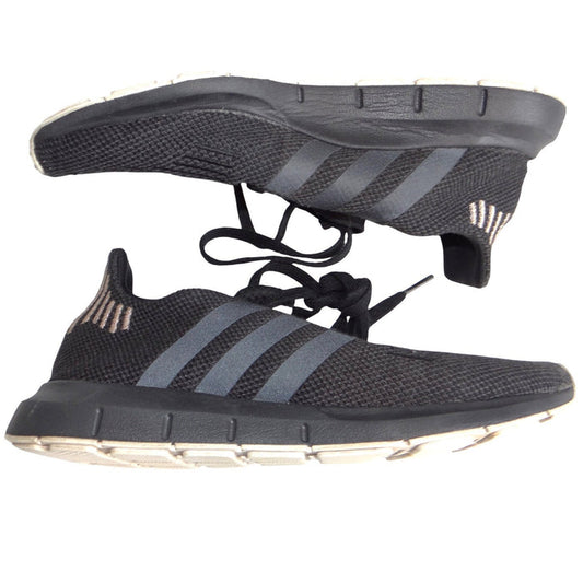 Adidas Swift Run Mens 7 Womens 8.5 Black Grey Copper Sneakers0