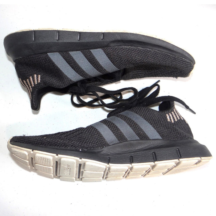 Adidas Swift Run Mens 7 Womens 8.5 Black Grey Copper Sneakers1