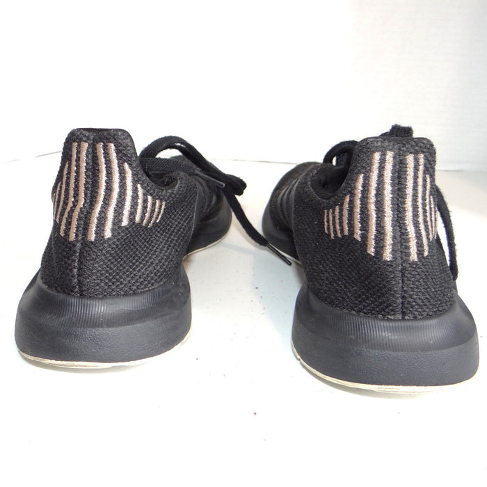 Adidas Swift Run Mens 7 Womens 8.5 Black Grey Copper Sneakers4