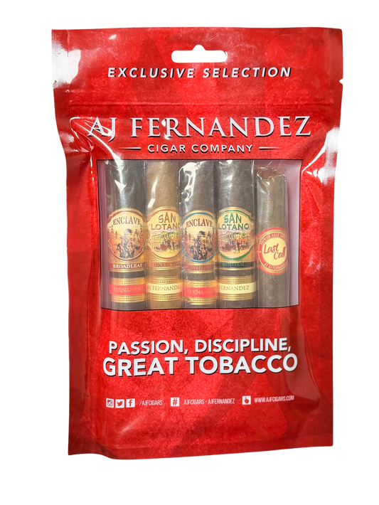 AJ Fernandez Assortment Fresh Pack, 5-Cigar Sampler