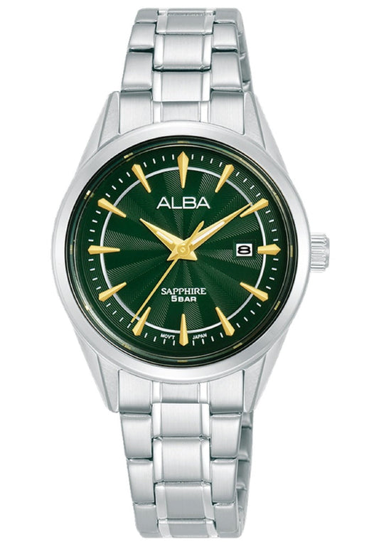 Alba Prestige Analog Stainless Steel Strap Watch for Women AH7CJ3X1-Watch Portal Philippines