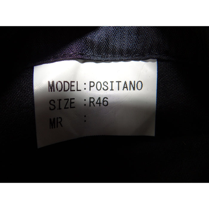 Alfani Positano Mens Black Leather Blazer Sport Coat Jacket Size 46R 35254
