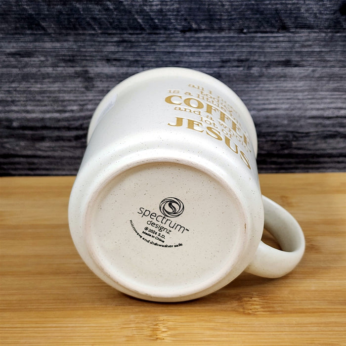 All I Need Is Coffee and Jesus Christian Humor Coffee Mug Tea Cup by Blue Sky