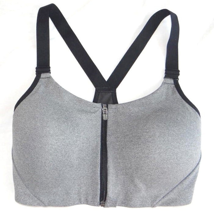 All in Motion Women's Sports Bra   Zip Front, Size 34D0