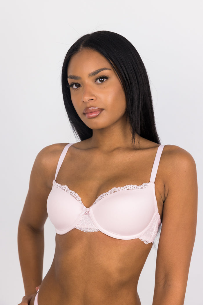 LILUNDERWEAR Allure Balconnet Rose - balconnet vue de face