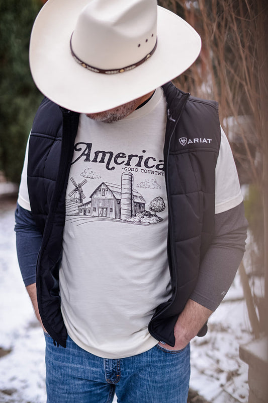 America - God's Country {Men's Line}