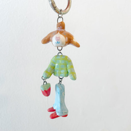 Anita Miklavcic: Tiny Besties Ceramic Keychains (assorted)