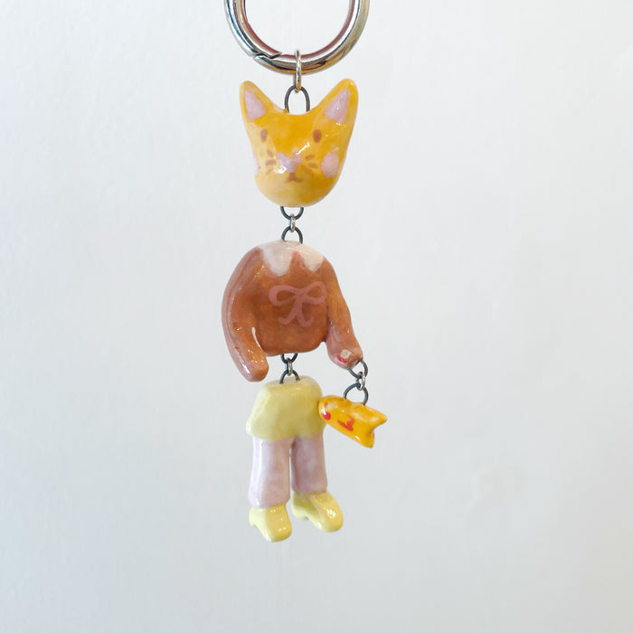 Anita Miklavcic: Tiny Besties Ceramic Keychains (assorted)
