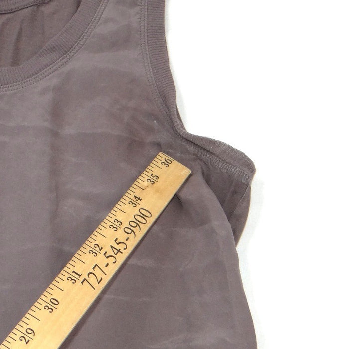 Ann Taylor Loft Lounge Mauve Purple Mixed Media Tank Top Sleeveless Medium3