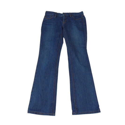 Ann Taylor Loft Modern Boot Blue Denim Jeans Medium Wash Size 6 Stretch 39350