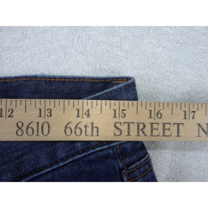 Ann Taylor Loft Modern Boot Blue Denim Jeans Medium Wash Size 6 Stretch 39354
