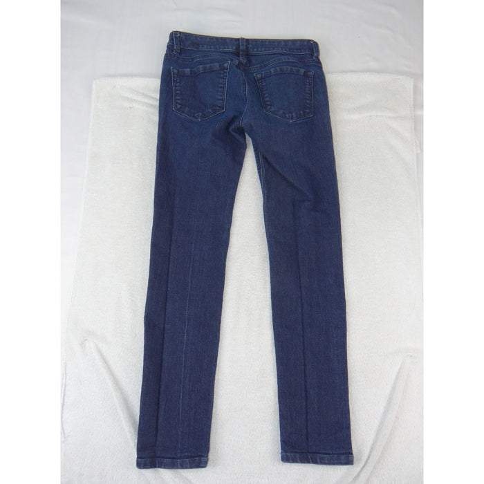 Ann Taylor LOFT Modern Skinny Jeans Dark Indigo Blue Denim Womens 39221
