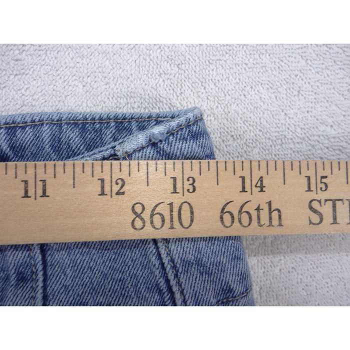Ann Taylor Petite The Easy Straight Light Wash Blue Jeans 2P High Rise Stretch4