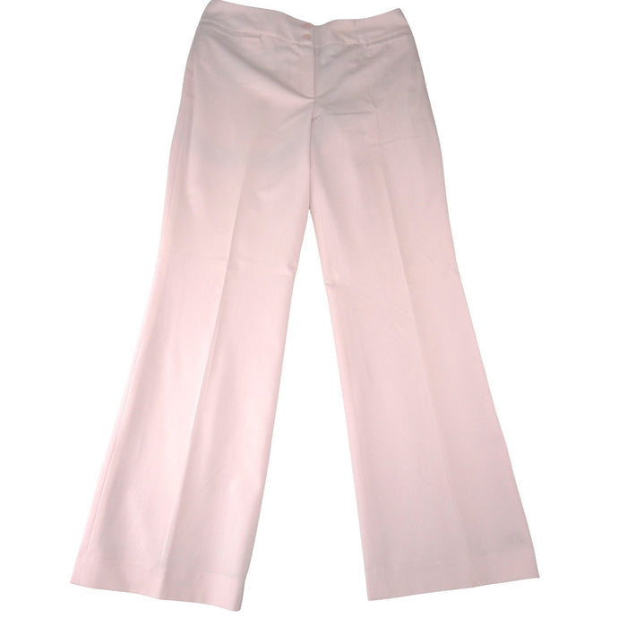 Ann Taylor Womens Light Pink Wide Leg Dress Pants Trousers Size 10 Office Career0