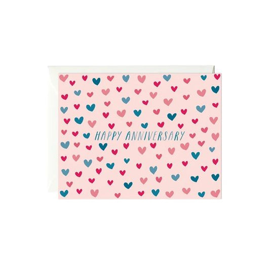 Anniversary Hearts Card