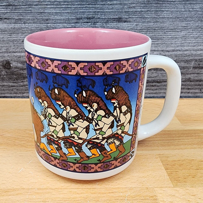 Apache Buffalo Mug Allen-Lewis 1992 Utah Rod Verlarde Jicarilla 10 Oz Coffee Cup