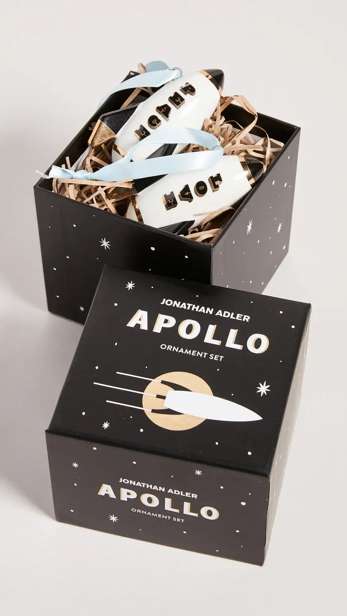 APOLLO ORNAMENT, BOXED SET OF 2