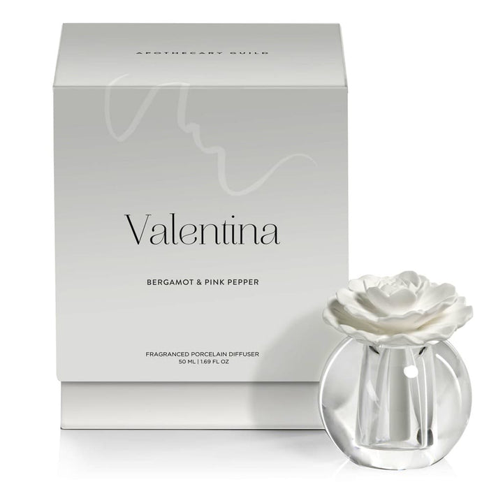 APOTHECARY GUILD VALENTINA CRYSTAL BALL DIFFUSER - 50ML -  BERGAMOT & PINK PEPPER