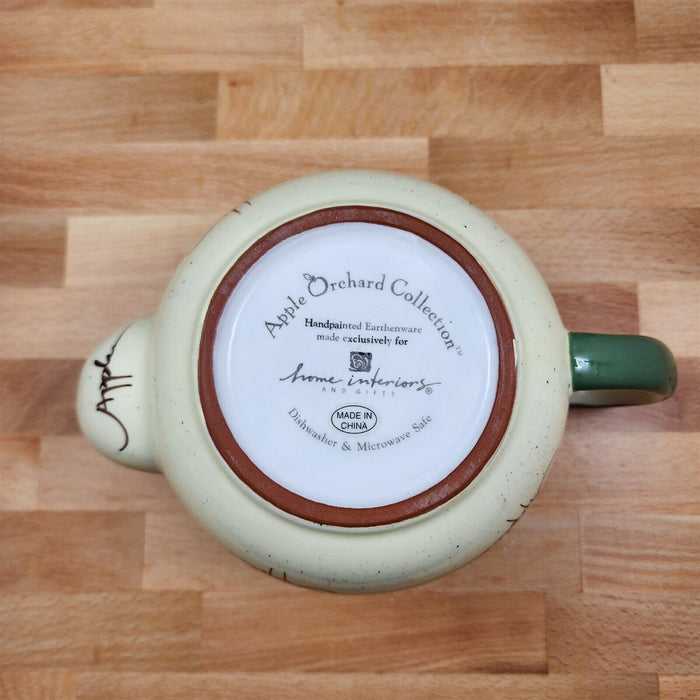 Apple Orchard Teapot Ceramics Floral with Lid by Home Interiors