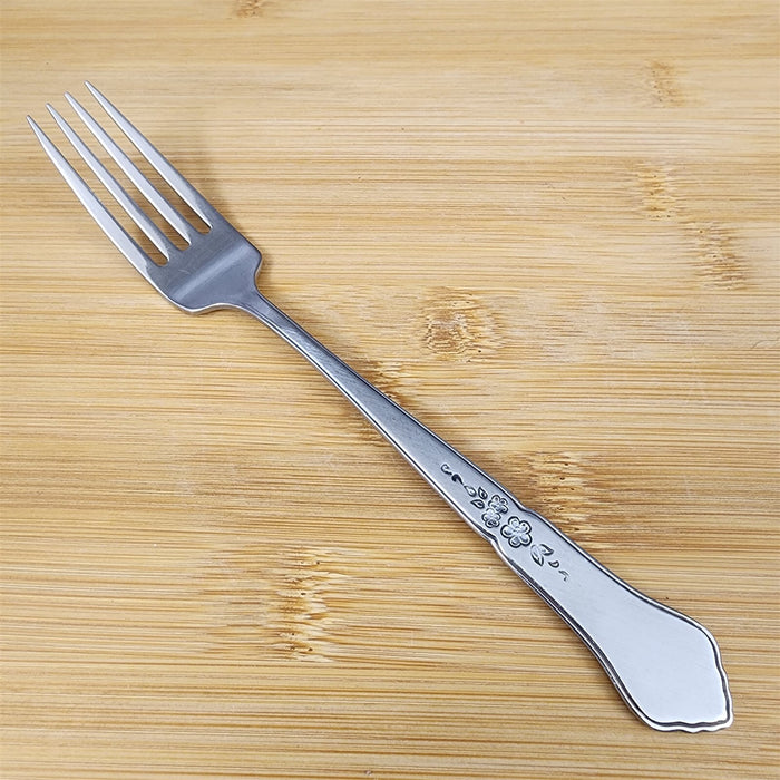 Ashmore Oneida Dinner Fork Stainless Burnished Handle Flatware