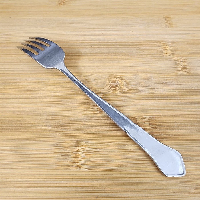 Ashmore Oneida Dinner Fork Stainless Burnished Handle Flatware